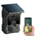 VOOPEAK Solar Powered 4K 46MP Trail Camera – WiFi Bluetooth Game Camera with 0.1s Trigger, Night Vision & IP66 Waterproof