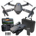 E99 Foldable Mini Drone with 1080p Camera - 2 Batteries, Gesture Control, 360° Flips for Beginners & Adults