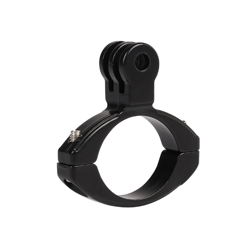 O-Type Aluminum Bicycle Handlebar Mount for Action Cameras - Lightweight 360° Rotation, GoPro Compatible