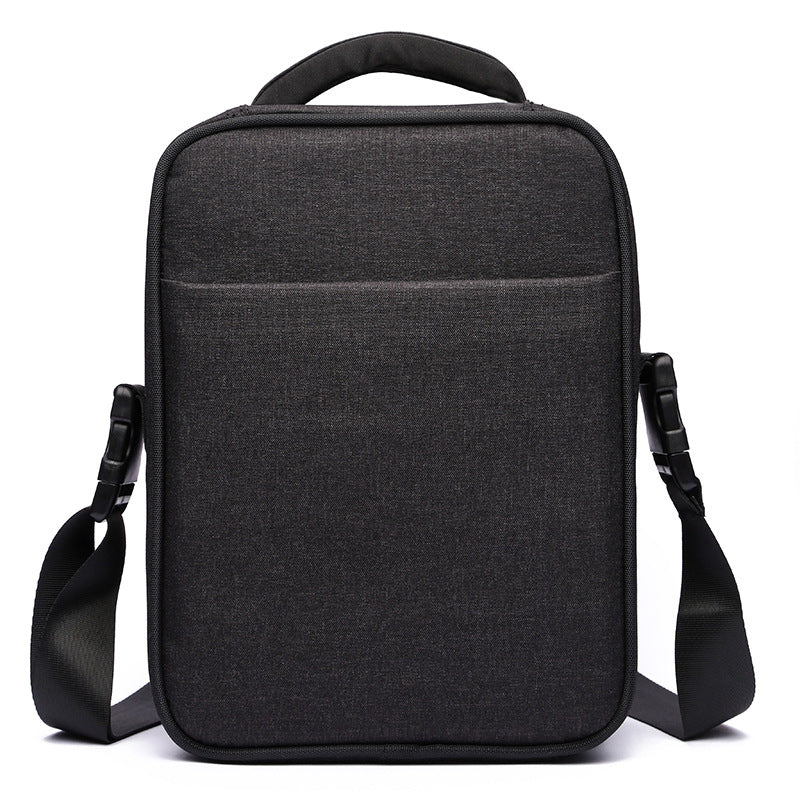 Portable Canvas Shoulder Bag for Drone Accessories - Large Capacity Crossbody Messenger Bag with Adjustable Strap