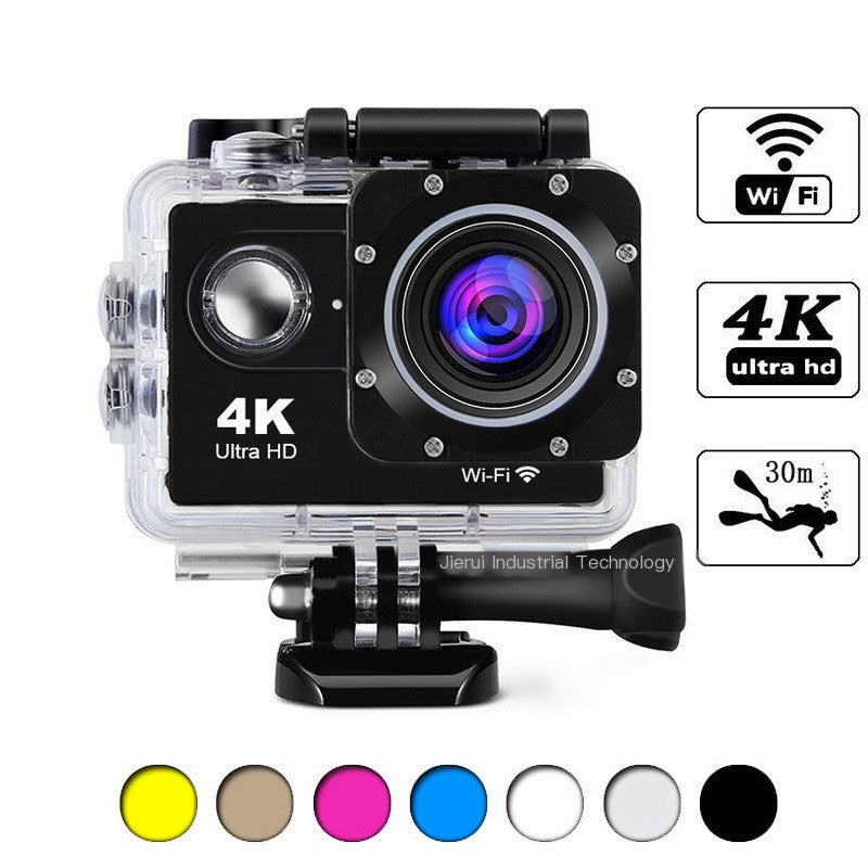 F71 4K Waterproof Action Camera - 60ft Dive Proof, WiFi, EIS Stabilization for Outdoor Sports & Diving