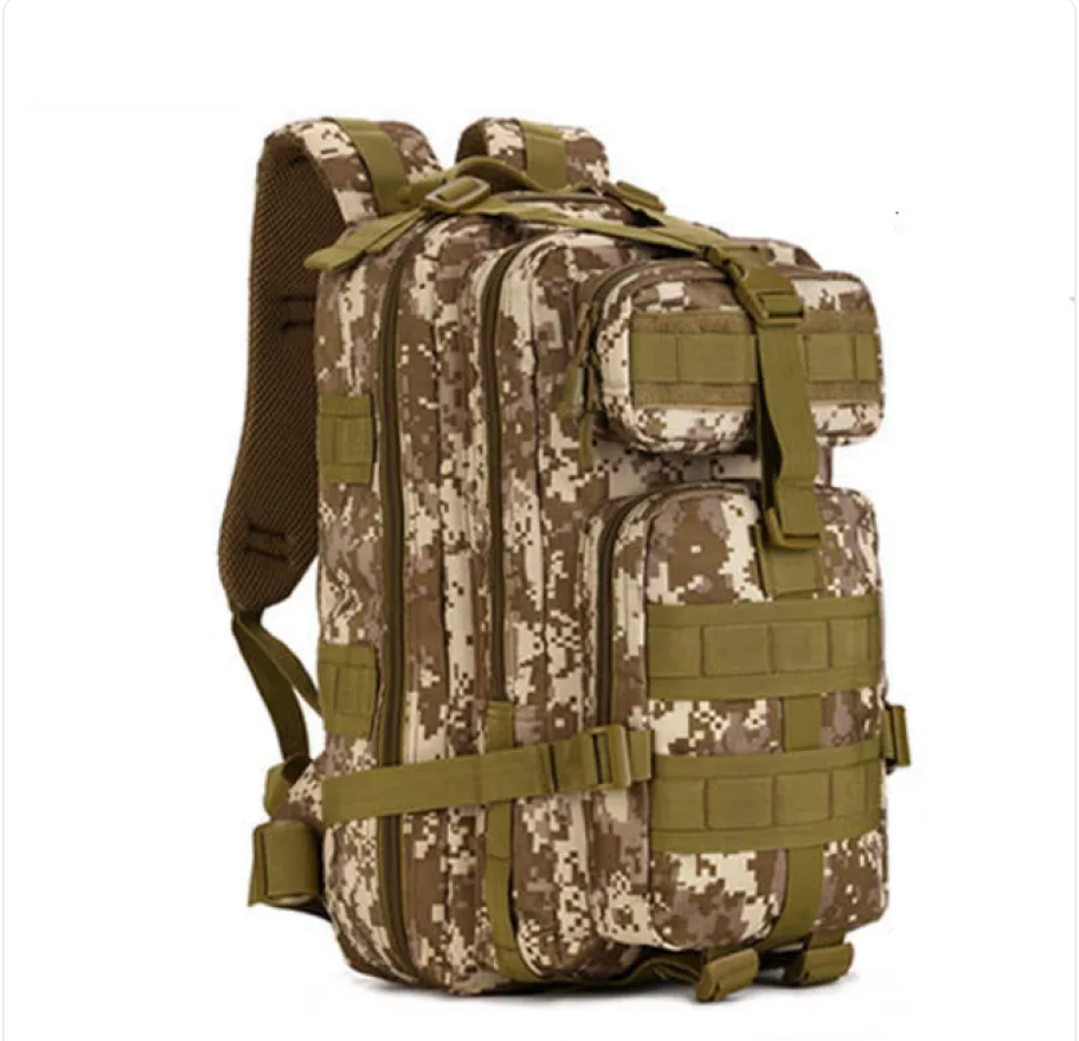 40L Tactical Assault Backpack - Digital Camouflage Hiking Bag
