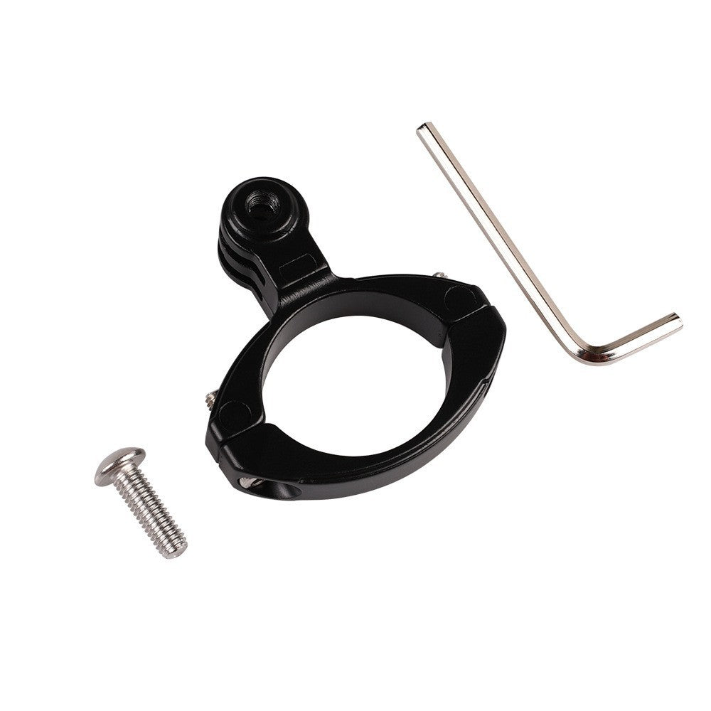 O-Type Aluminum Bicycle Handlebar Mount for Action Cameras - Lightweight 360° Rotation, GoPro Compatible